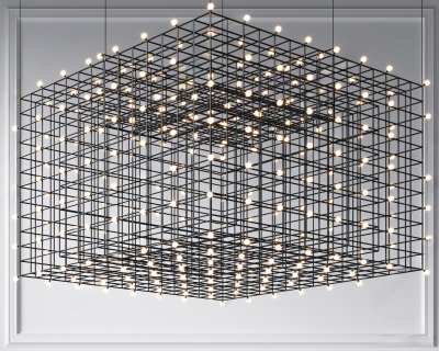 现代吊灯3D模型下载